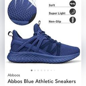 Abbos Blue Athletic Sneakers